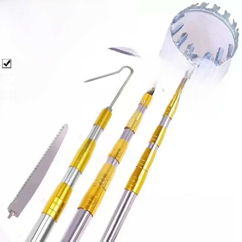 Fishing Equipment Carp - Ausziehbare Stange aus Edelstahl, langer Sichelmesser,