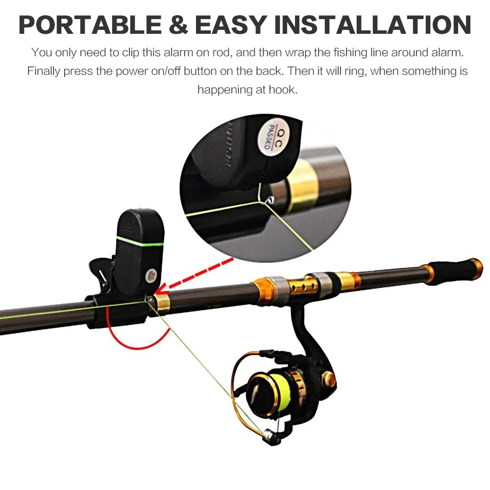 FLYSAND Fischbiss-Köder-Alarm, – Ice Fishing Tip Up Bewertung und Preis